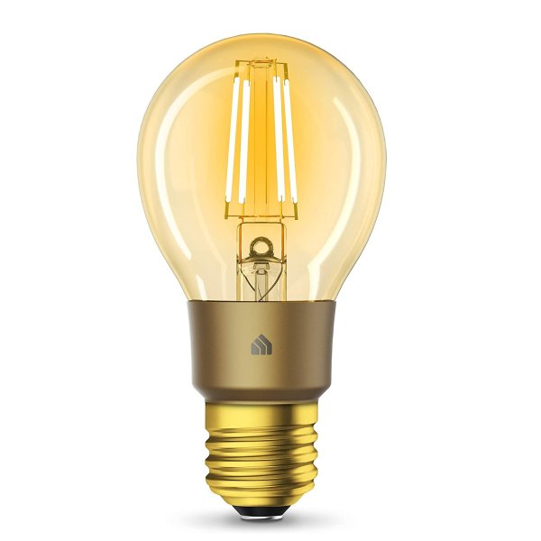 Kasa Smart Wi-Fi LED Bulb, Filament E26 Smart Light Bulb, Warm Amber 2000K