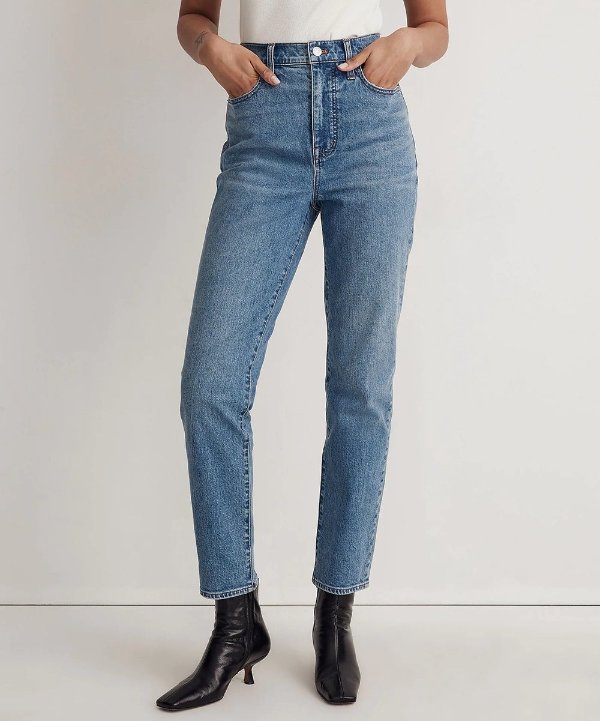 Basley Wash The Momjean Straight-Leg Jeans - Women