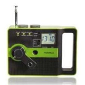 RadioShack 紧急手摇发电 AM/FM/WX 收音机(带USB接口可为手机充电)