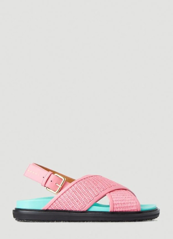 Fussbett Cross Sandals in Pink