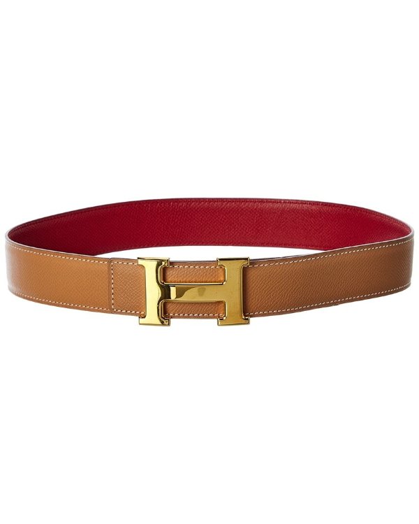 Leather H Belt, Size 70