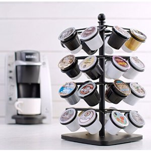 AmazonBasics Coffee Storage Carousel for K-Cup Pods - 32 Pod Capacity