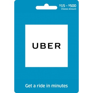 Uber $100 礼卡