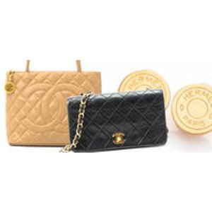 Louise Vuitton, Celine, Hermes & More Vintage Handbags & Accessories on Sale @ Belle and Clive