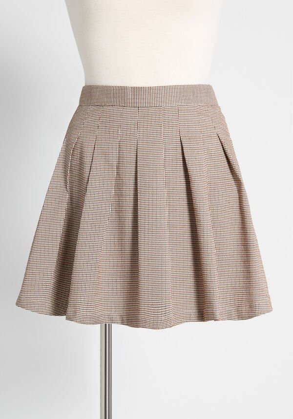 So Pleat to Meet You Skirt