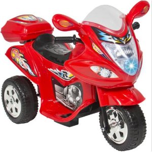 Kids Ride On Motorcycle 6V Toy Battery Powered Electric 3 Wheel Power Bicyle