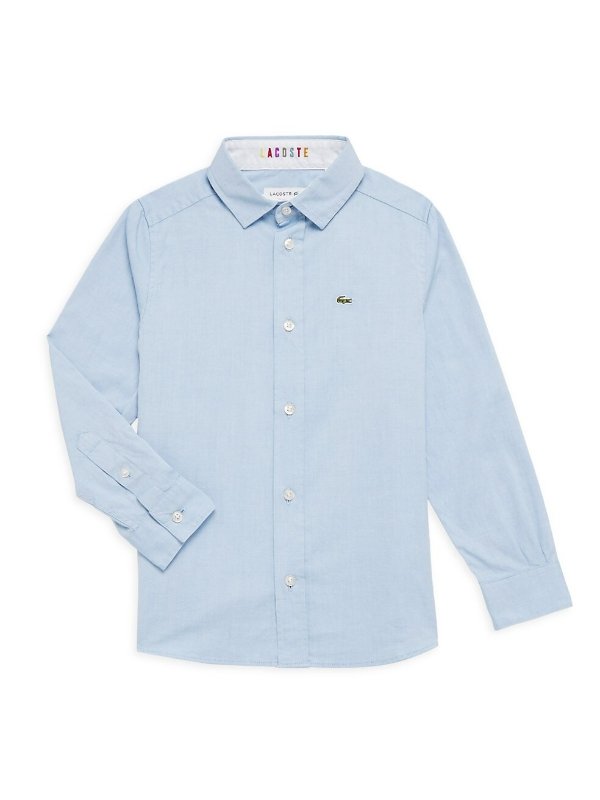 Little Boy's & Boy's Oxford Button-Front Shirt