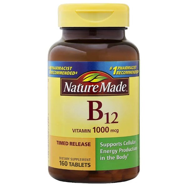 B-12 Vitamin 1000 mcg Dietary Supplement Tablets