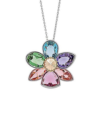 Crystal Heritage Rhodium Plated Pendant Necklace
