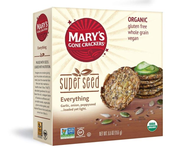 Mary's Gone Crackers Super Seed Crackers, 5.5 Ounce (Pack of 1)