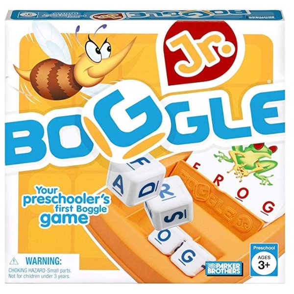 Boggle Junior, Preschool Game, First Boggle Game, Ages 3 and up (Amazon Exclusive)