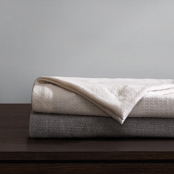 Luxury Wool Oversized Bed Throw By Madison Park Signature - Designer Living