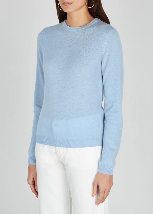 Light blue cashmere jumper