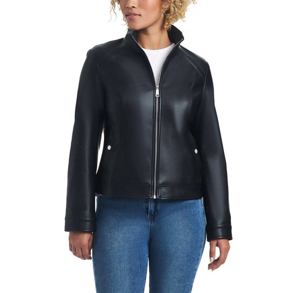 Ladies' Faux Leather Jacket