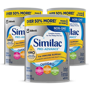 Similac Pro-Advance 有机营养配方奶粉 36盎司 3罐装