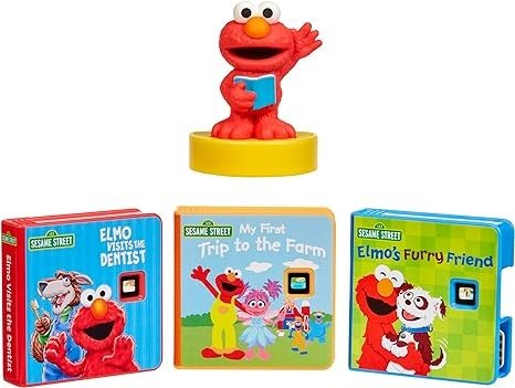 Story Dream Machine Sesame Street Elmo & Friends Story Collection, Storytime, Books, Audio Play Character, Toy Gift for Toddlers and Kids Girls Boys Ages 3+ Years