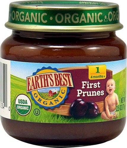 Organic Baby Food Stage 1 First Prunes -- 2.5 oz