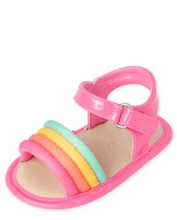 Baby Girls Colorblock Sandals | The Children's Place - MULTI CLR