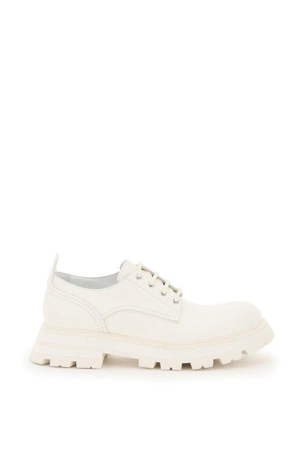 wander leather lace-up shoes