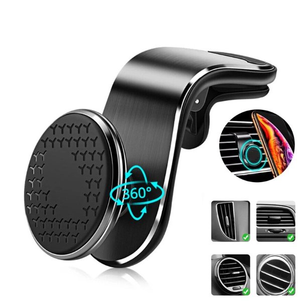 0.99US $ 83% OFF|Magnetic Car Phone Holder Universal Air Vent Car Phone Mounts Cellphone GPS Support for iPhone Huawei Samsung Rotation Bracket| | - AliExpress