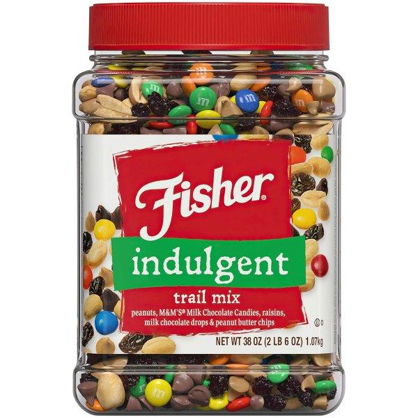 Fisher Snack Indulgent Trail Mix, 38 Ounces