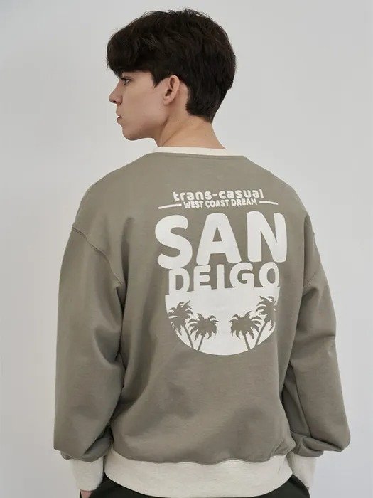San Diego Sweatshirts_Khaki Grey