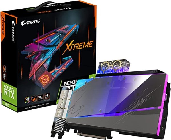 AORUS GeForce RTX 3080 Xtreme WATERFORCE WB 10G 显卡