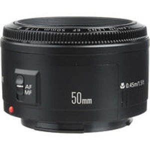 Canon EF 50mm f/1.8 II Standard & Medium Telephoto Lens Refurbished