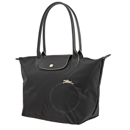 Ladies Le Pliage Shoulder Tote Bag-Black