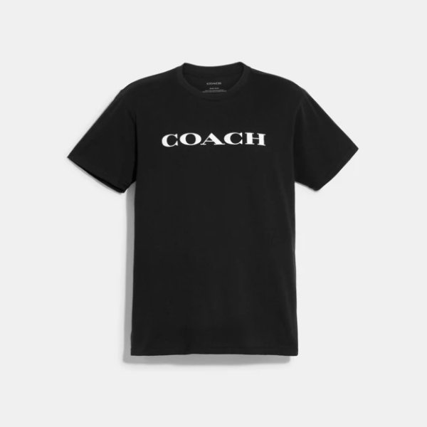 COACH logo T恤