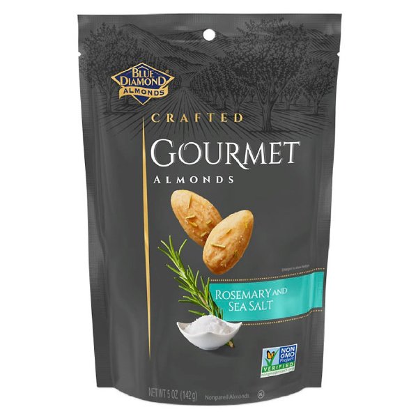 Crafted Gourmet Almonds Rosemary And Seasalt