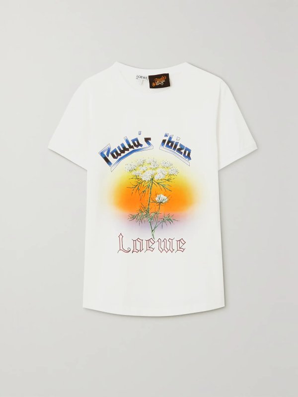 + Paula's Ibiza printed cotton-jersey T-shirt