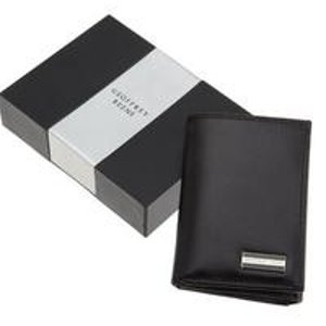 Geoffrey Beene Hand Tipped Trifold Leather Wallet