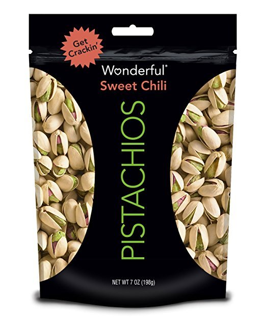 Wonderful Pistachios Sweet Chili Pouch, 7 Ounce