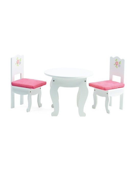 Little Princess Doll Table And 2 Chairs Set