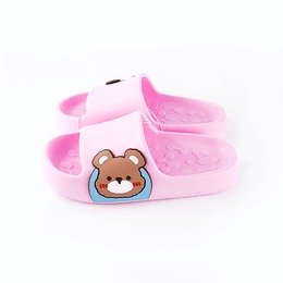 Kids Sandals Slippers Royal Pink Bear Size 31-32 210mm US2