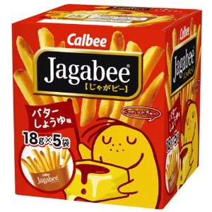 Calbee Jagabee方盒装薯条18g*5袋