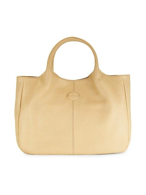 Leather Top Handle Shopper