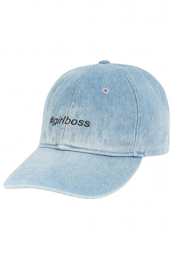  #Girlboss 牛仔鸭舌帽