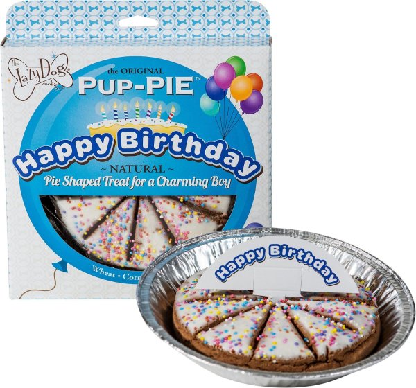 Happy Birthday Pup-PIE Dog Treat, Boy - Chewy.com