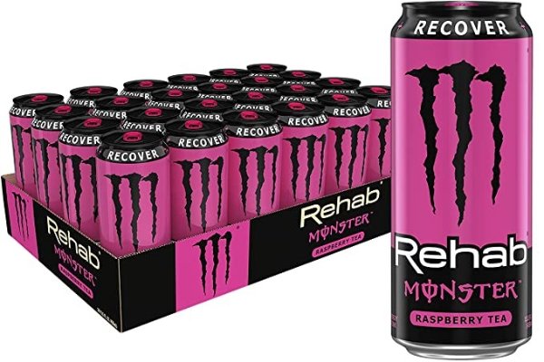 Monster Energy 复覆盆子茶味能量饮料 16oz 24罐