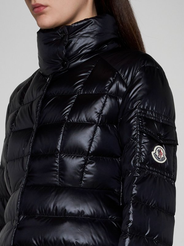 Aminia quilted nylon down jacket BLACK, MONCLER |Danielloboutique.it