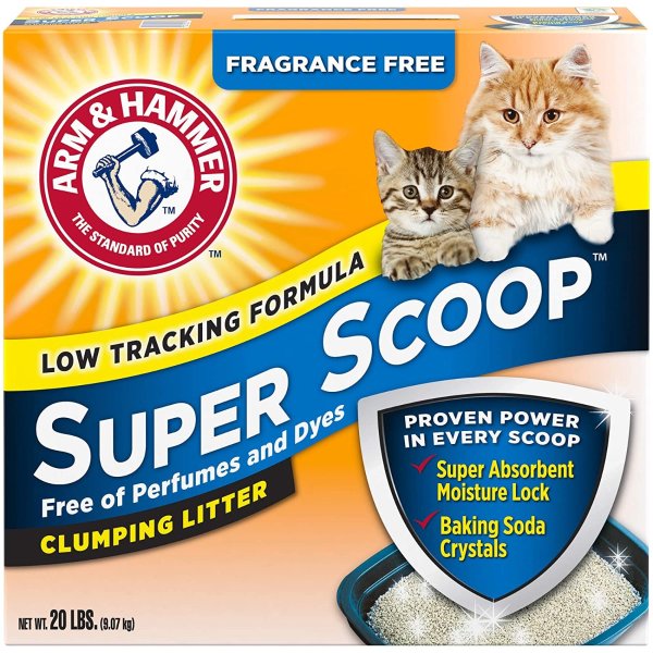 Super Scoop Unscented Baking Soda Clumping Litter, 40 lbs. | Petco