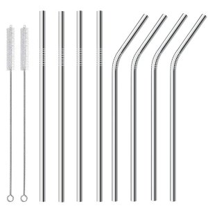 Alotpower Stainless Steel Straws Set of 8