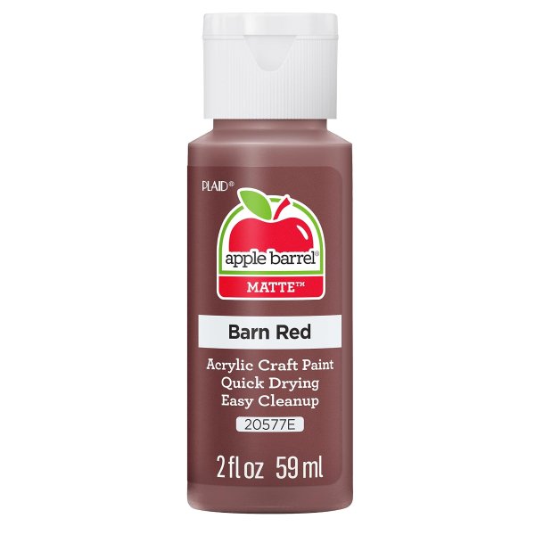 Acrylic Paint in Assorted Colors (2 oz), 20577, Barn Red