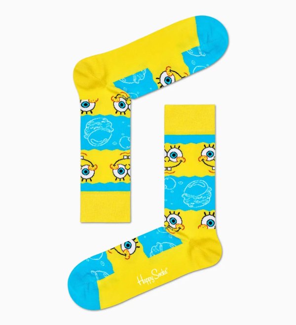 x Sponge Bob: Say Cheese Burger Socks