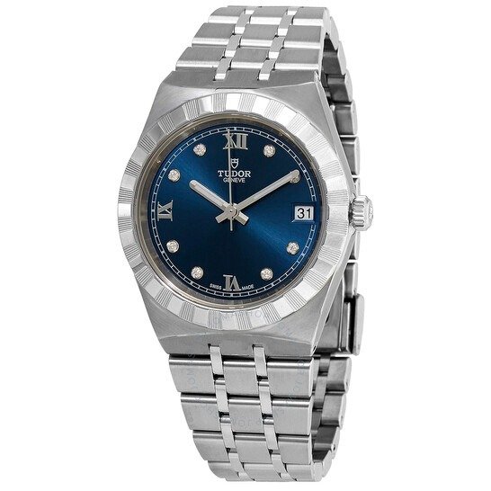 Royal Diamond Blue Sunray Dial Ladies Watch M28400-0007