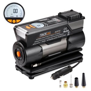 TACKLIFE Digital Tire Inflator, 12V Tire Pump with Larger Air Flow