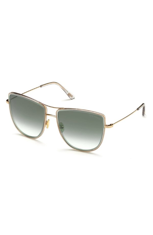 Tina 59mm Aviator Sunglasses