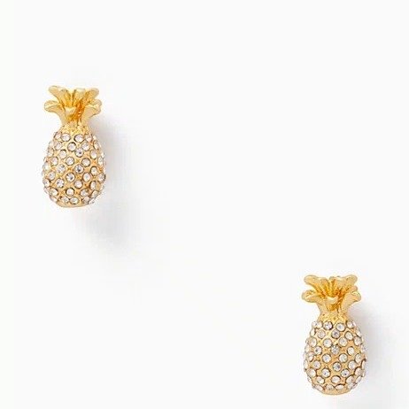 by the pool pave pineapple mini studs